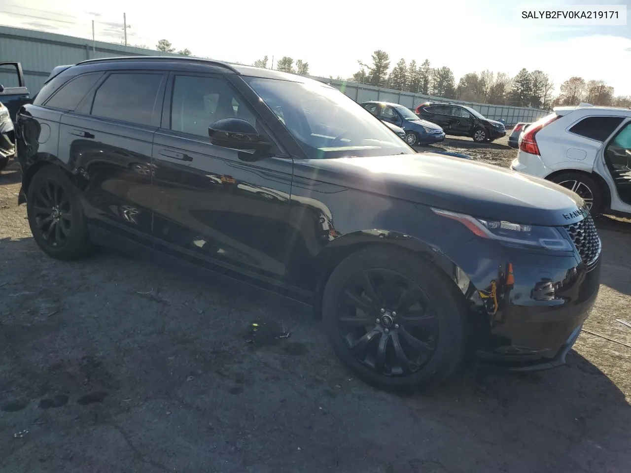 2019 Land Rover Range Rover Velar S VIN: SALYB2FV0KA219171 Lot: 80713624