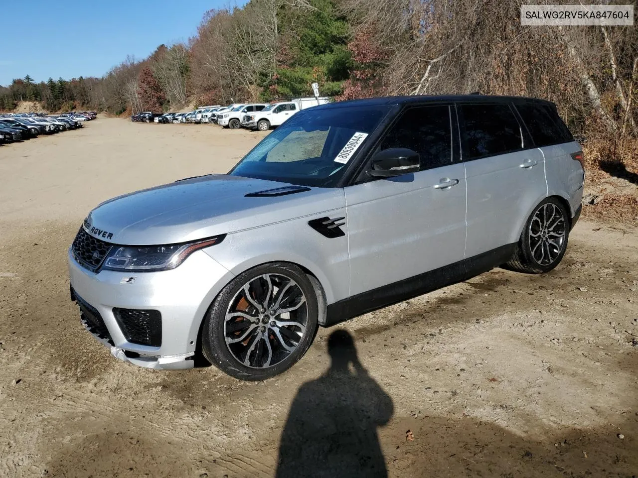 2019 Land Rover Range Rover Sport Se VIN: SALWG2RV5KA847604 Lot: 80939044