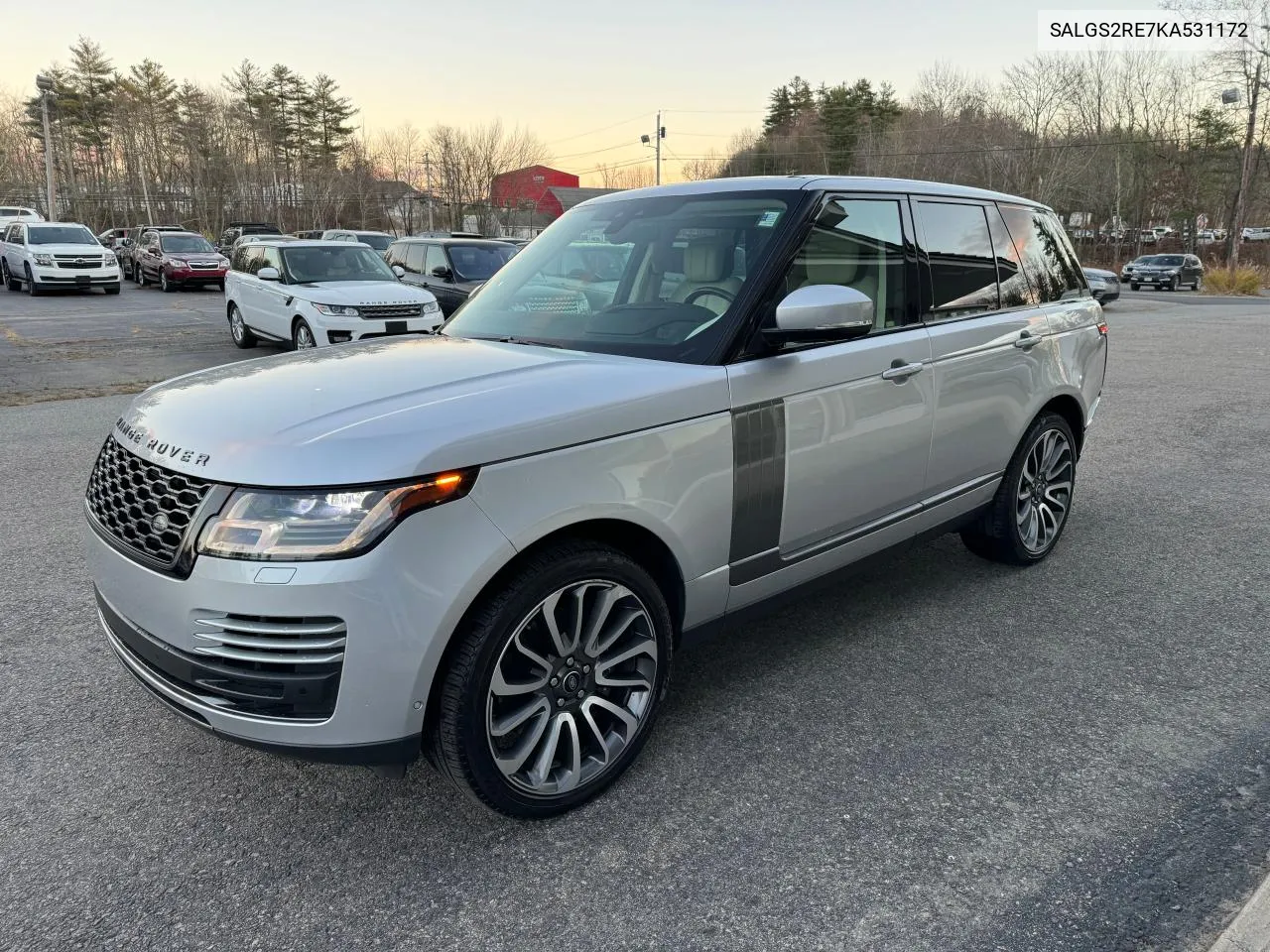 2019 Land Rover Range Rover Supercharged VIN: SALGS2RE7KA531172 Lot: 81586374