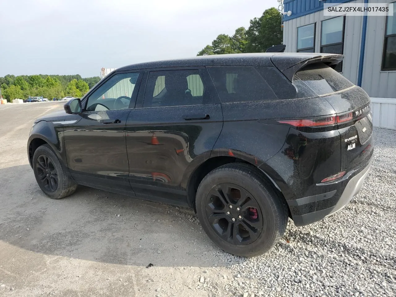 2020 Land Rover Range Rover Evoque S VIN: SALZJ2FX4LH017435 Lot: 61149814