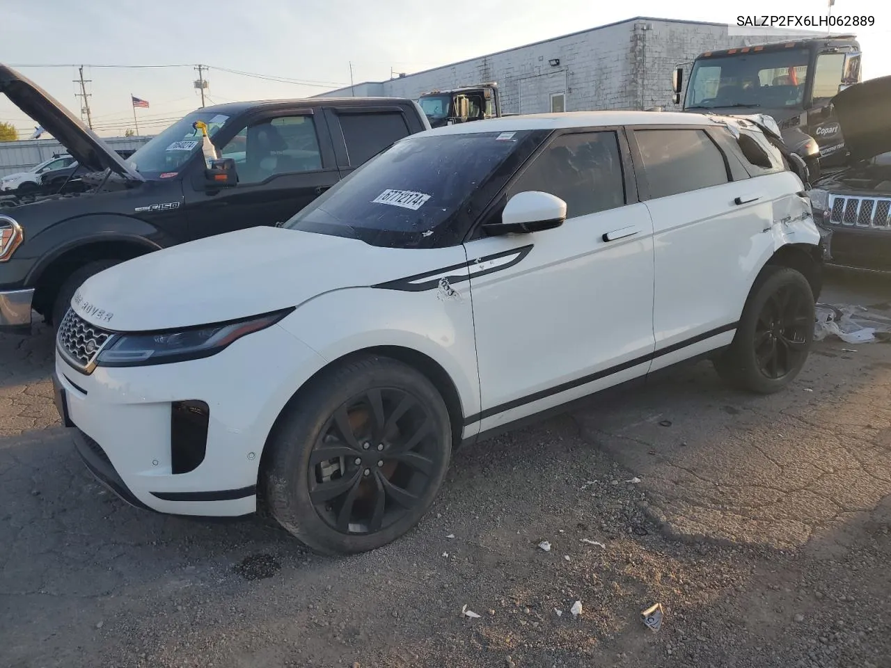 SALZP2FX6LH062889 2020 Land Rover Range Rover Evoque Se