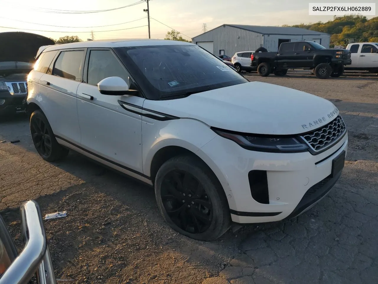 2020 Land Rover Range Rover Evoque Se VIN: SALZP2FX6LH062889 Lot: 67712174