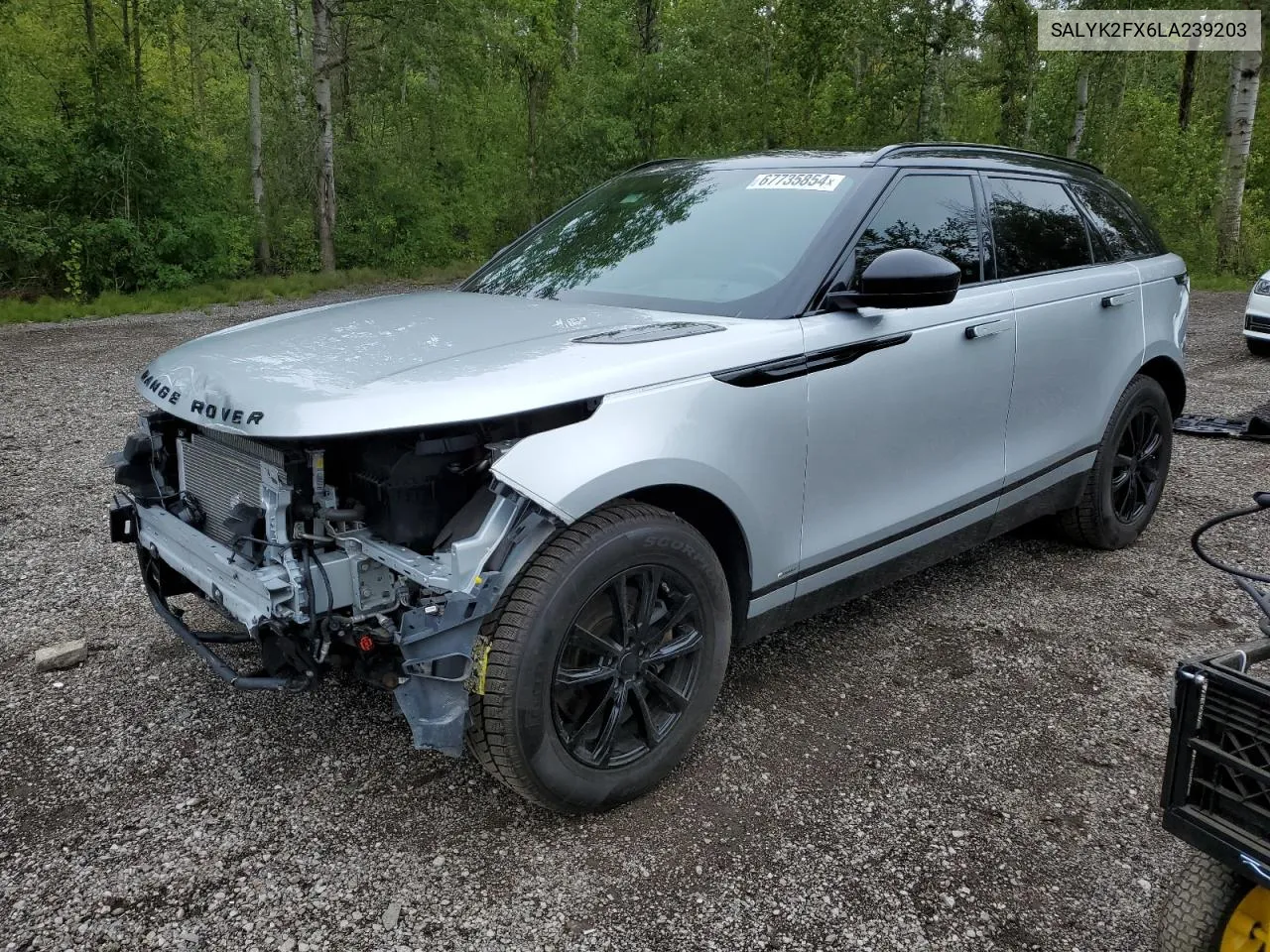 2020 Land Rover Range Rover Velar R-Dynamic S VIN: SALYK2FX6LA239203 Lot: 67735854