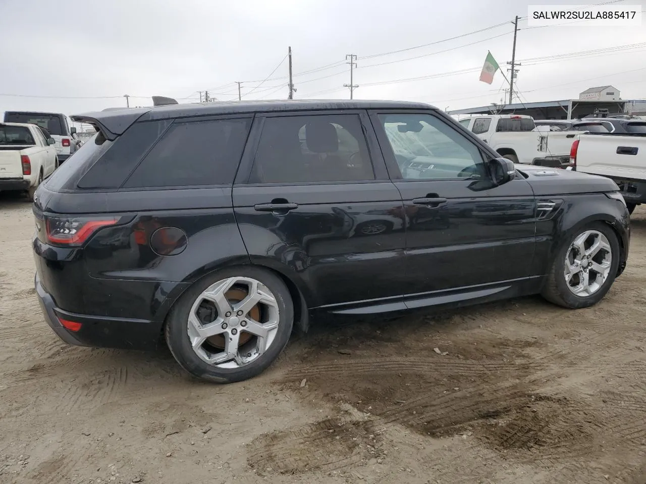 2020 Land Rover Range Rover Sport Hse VIN: SALWR2SU2LA885417 Lot: 70018854