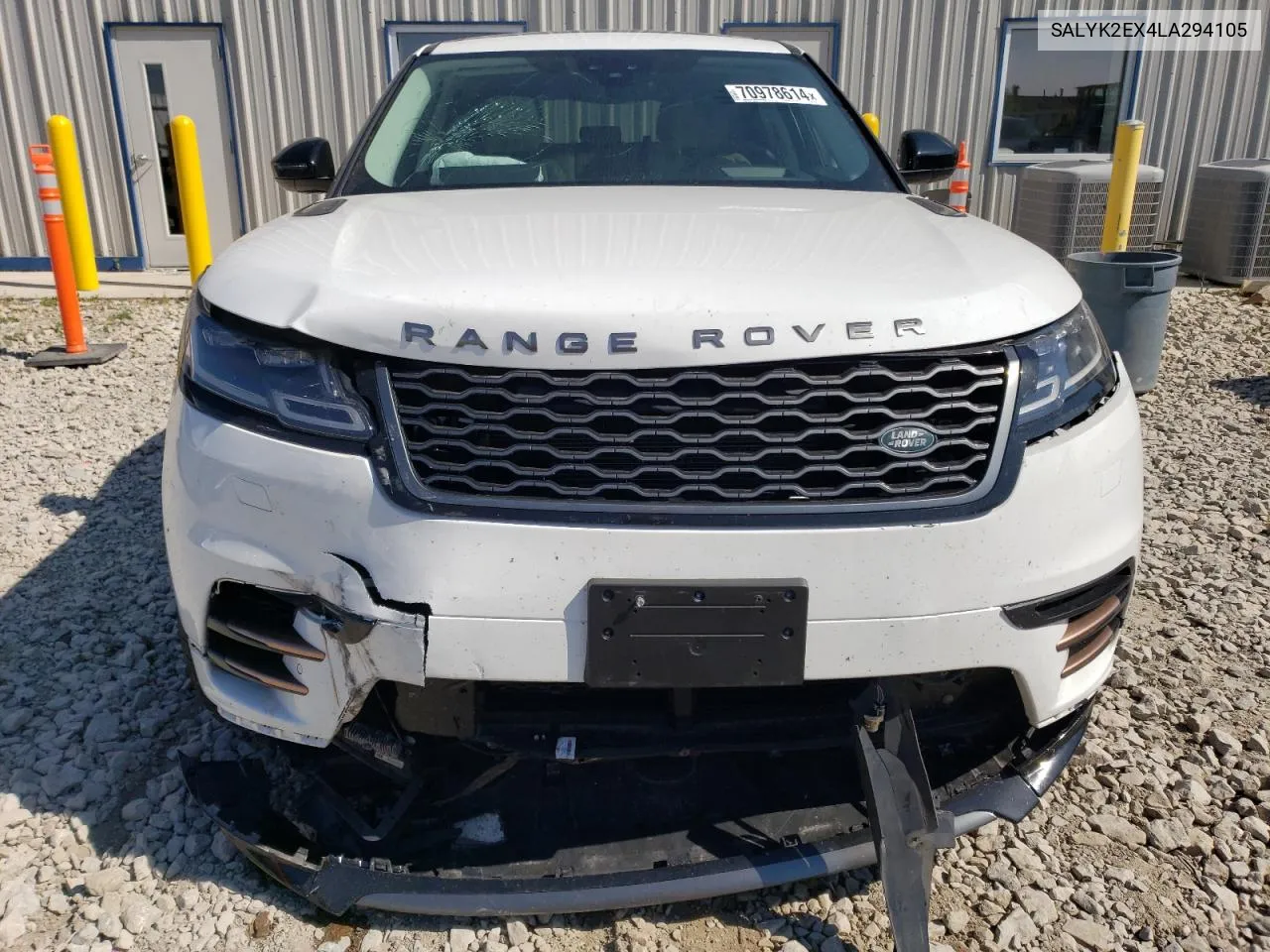 2020 Land Rover Range Rover Velar R-Dynamic S VIN: SALYK2EX4LA294105 Lot: 70978614