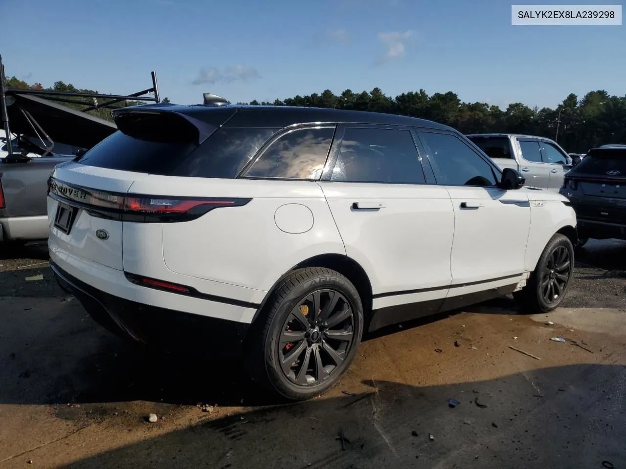 2020 Land Rover Range Rover Velar R-Dynamic S VIN: SALYK2EX8LA239298 Lot: 74760114