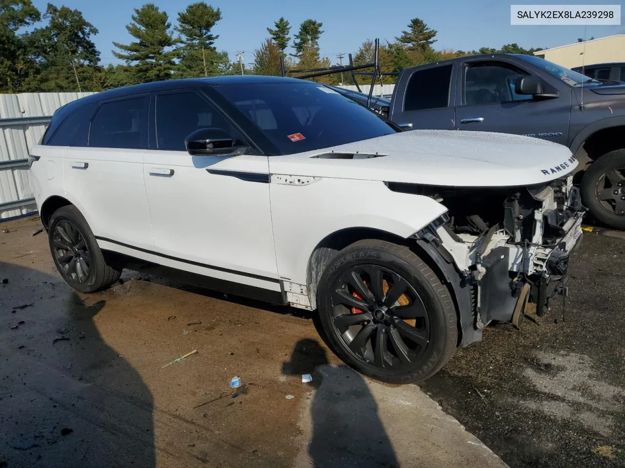 2020 Land Rover Range Rover Velar R-Dynamic S VIN: SALYK2EX8LA239298 Lot: 74760114