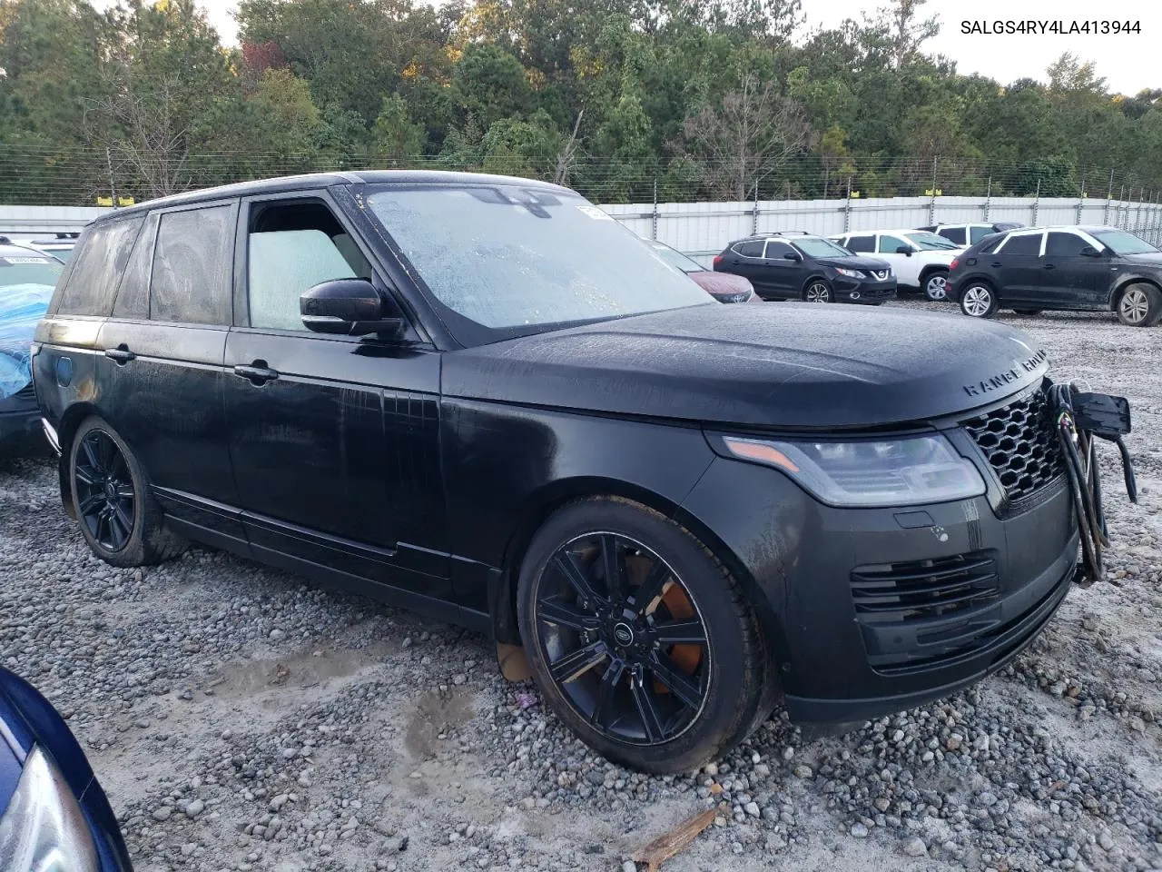 2020 Land Rover Range Rover Hse VIN: SALGS4RY4LA413944 Lot: 75310884