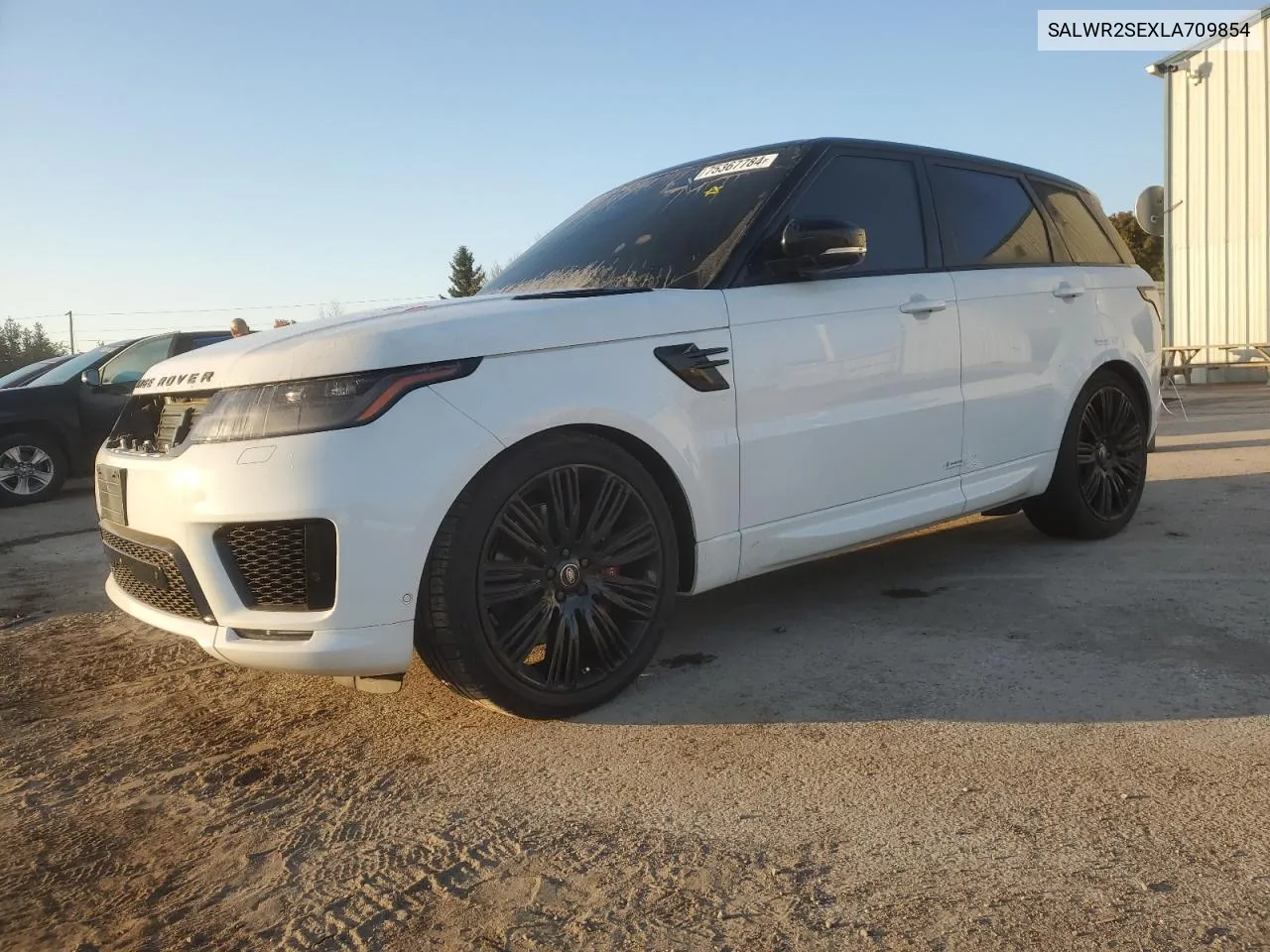 2020 Land Rover Range Rover Sport P525 Hse VIN: SALWR2SEXLA709854 Lot: 75367784