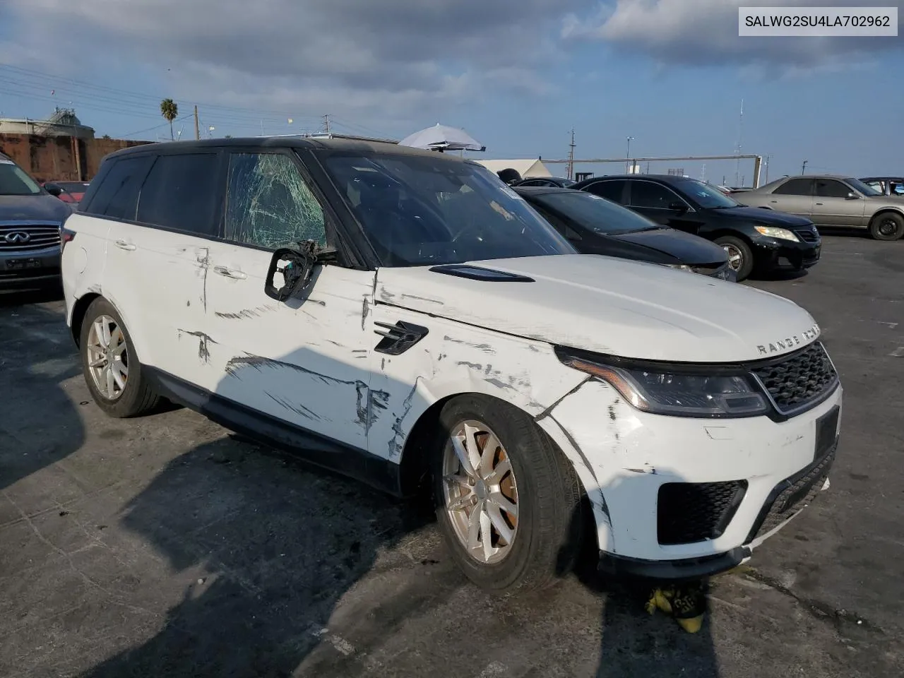 2020 Land Rover Range Rover Sport Se VIN: SALWG2SU4LA702962 Lot: 76237784