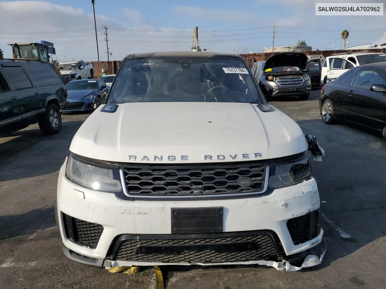 2020 Land Rover Range Rover Sport Se VIN: SALWG2SU4LA702962 Lot: 76237784