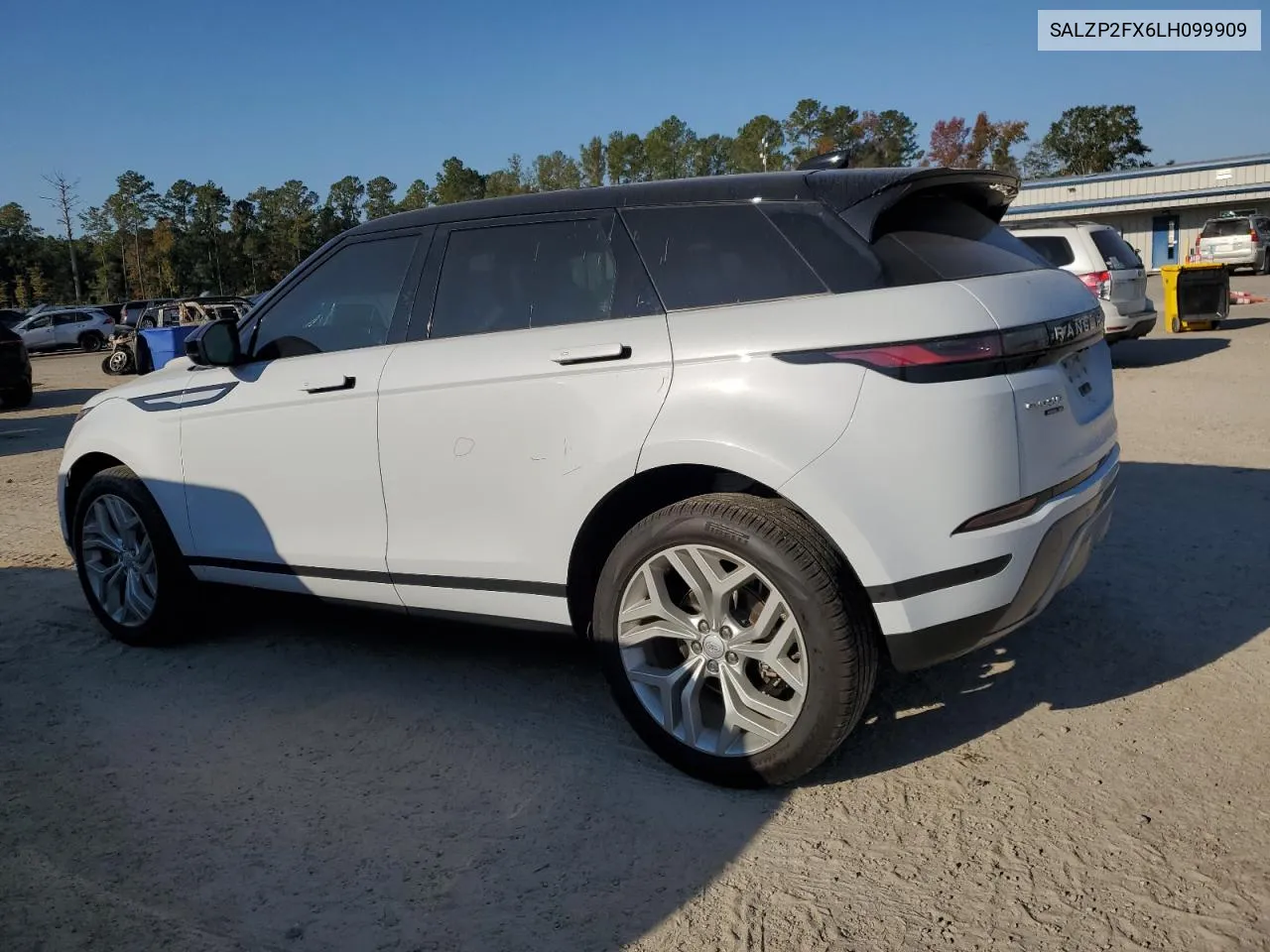 2020 Land Rover Range Rover Evoque Se VIN: SALZP2FX6LH099909 Lot: 76755014