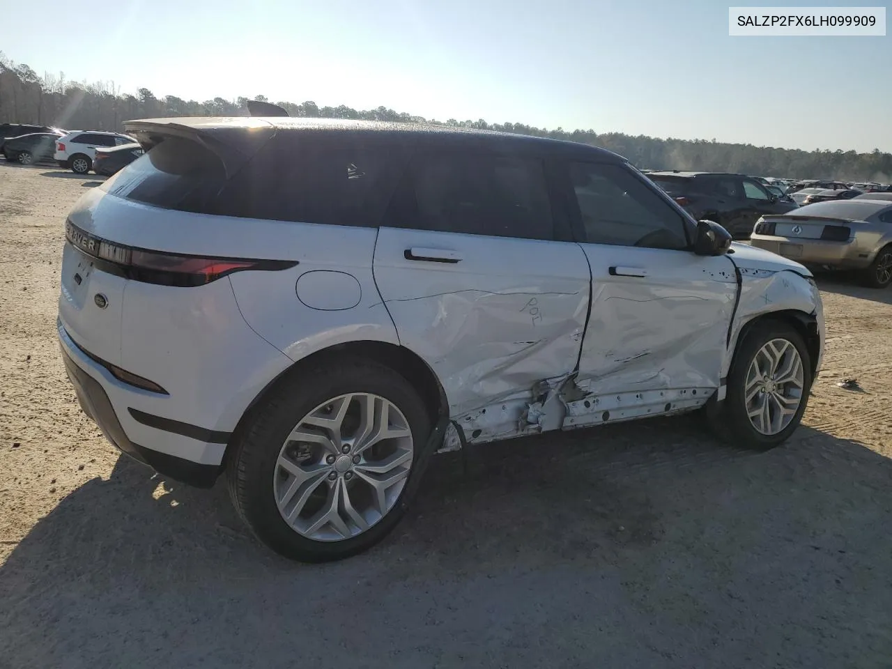 2020 Land Rover Range Rover Evoque Se VIN: SALZP2FX6LH099909 Lot: 76755014