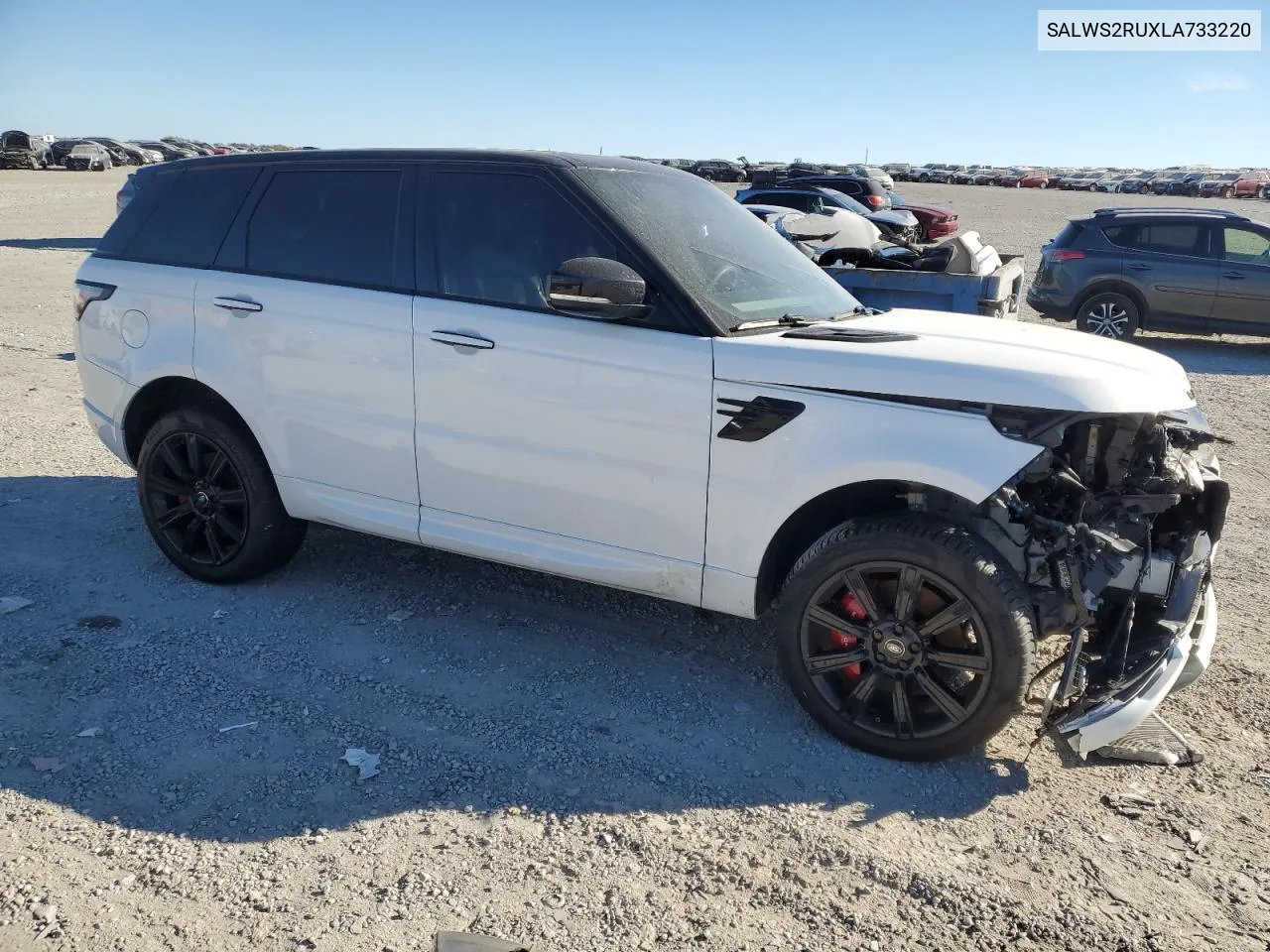 2020 Land Rover Range Rover Sport Hst VIN: SALWS2RUXLA733220 Lot: 76956334