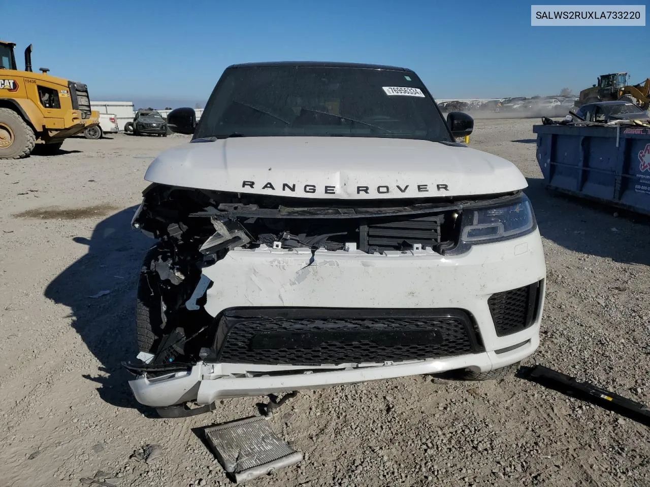 2020 Land Rover Range Rover Sport Hst VIN: SALWS2RUXLA733220 Lot: 76956334