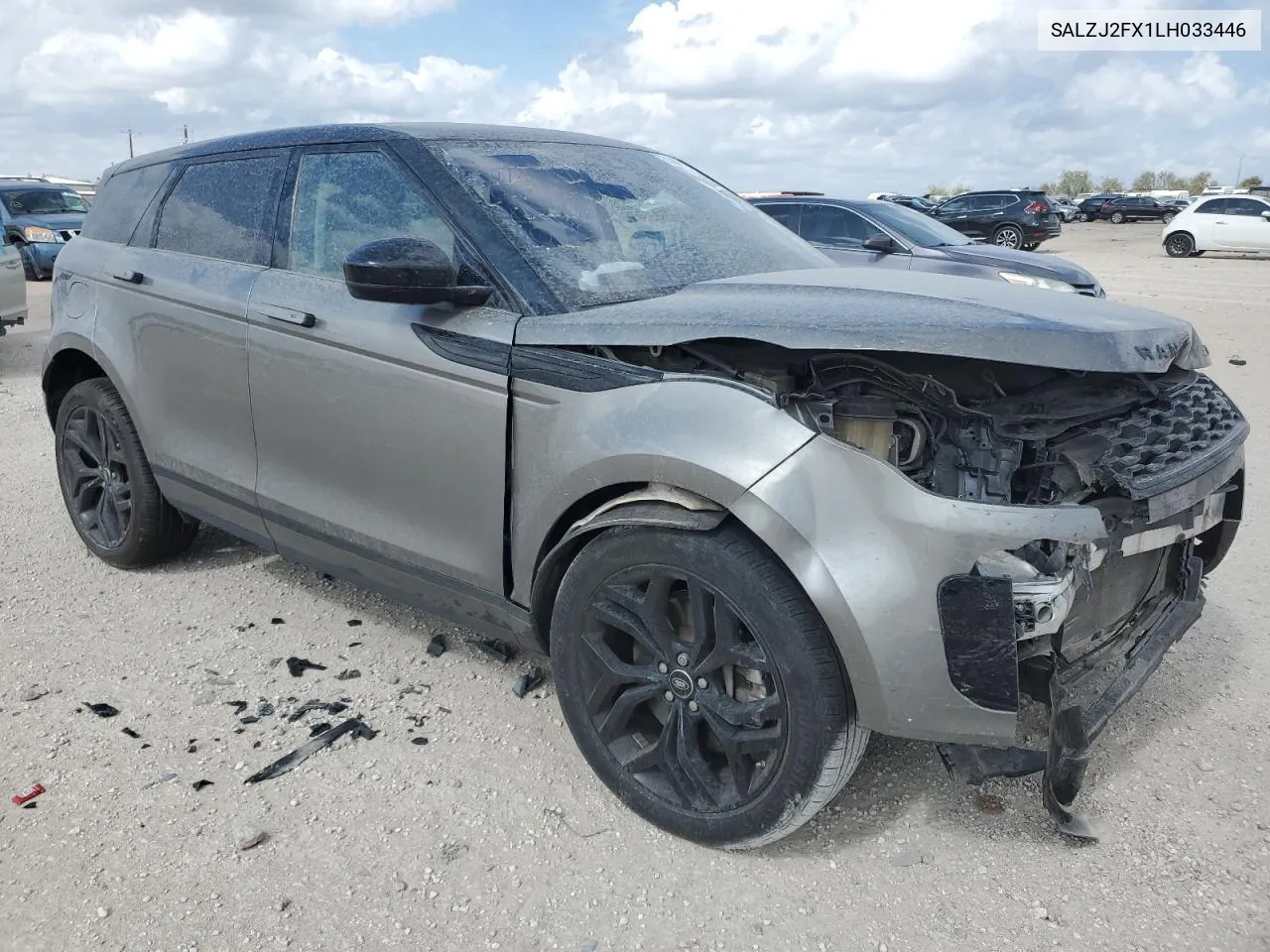 2020 Land Rover Range Rover Evoque S VIN: SALZJ2FX1LH033446 Lot: 78388724