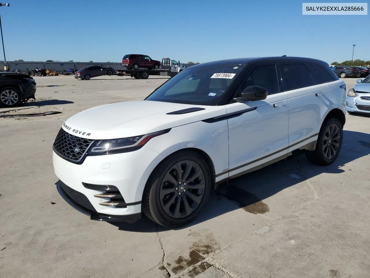 2020 Land Rover Range Rover Velar R-Dynamic S VIN: SALYK2EXXLA285666 Lot: 78873904