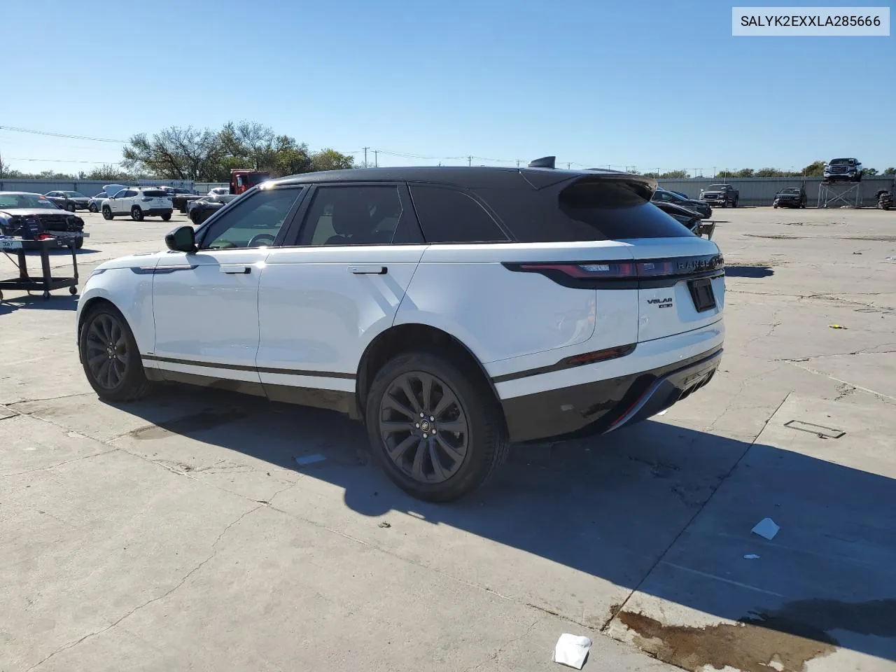 2020 Land Rover Range Rover Velar R-Dynamic S VIN: SALYK2EXXLA285666 Lot: 78873904