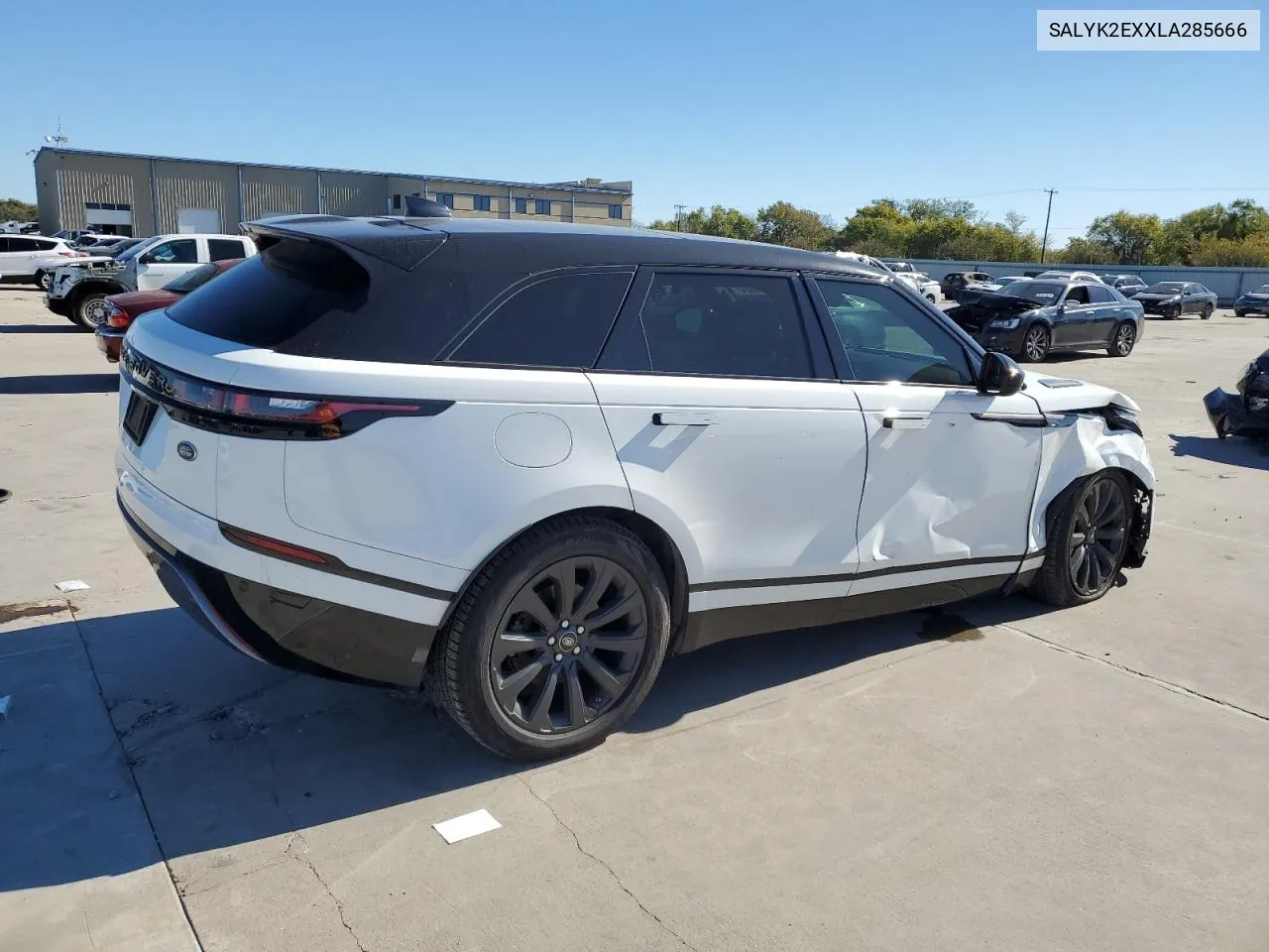 2020 Land Rover Range Rover Velar R-Dynamic S VIN: SALYK2EXXLA285666 Lot: 78873904