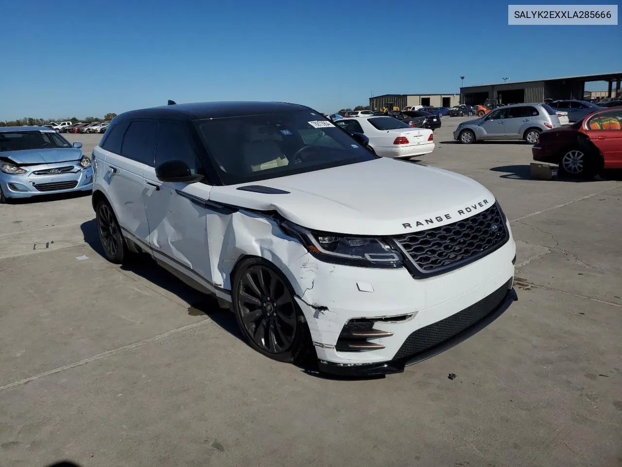 2020 Land Rover Range Rover Velar R-Dynamic S VIN: SALYK2EXXLA285666 Lot: 78873904