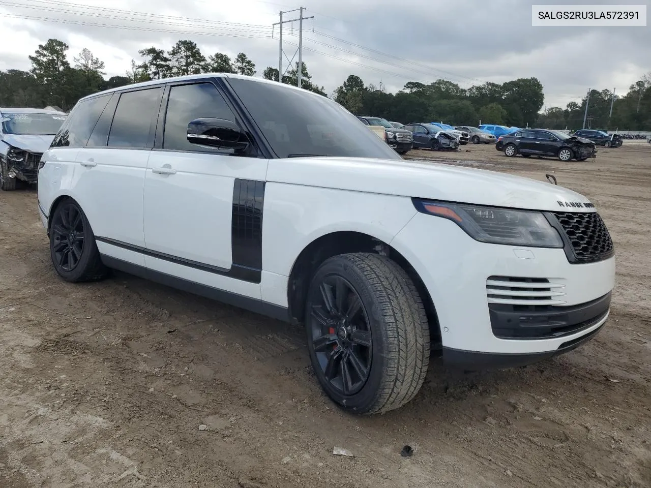 2020 Land Rover Range Rover Hse VIN: SALGS2RU3LA572391 Lot: 79459974