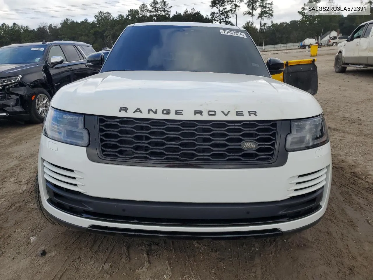 2020 Land Rover Range Rover Hse VIN: SALGS2RU3LA572391 Lot: 79459974