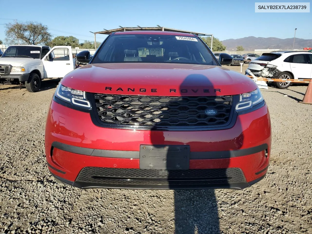 2020 Land Rover Range Rover Velar S VIN: SALYB2EX7LA238739 Lot: 79545964