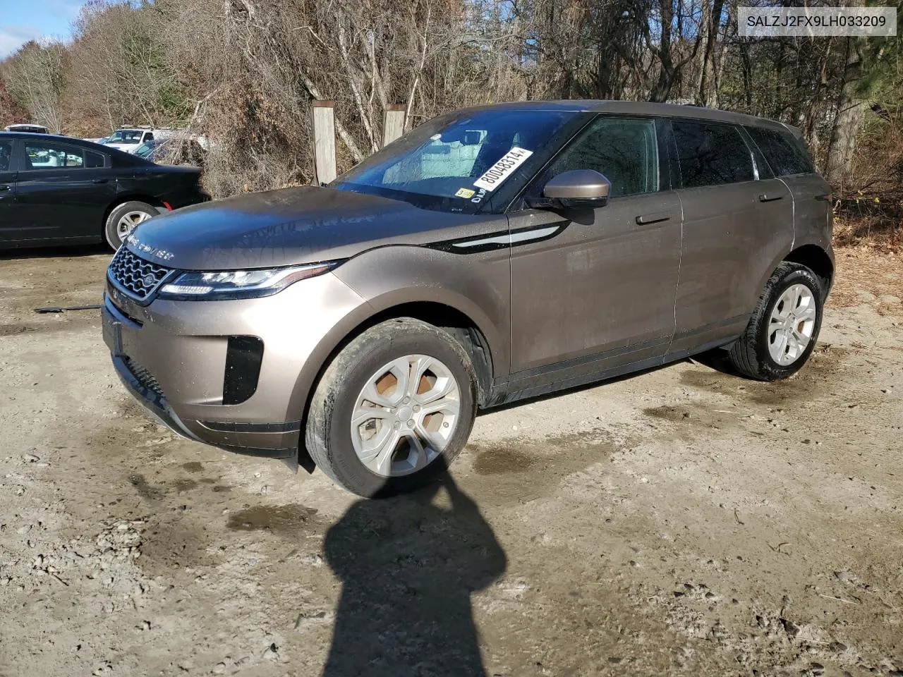 2020 Land Rover Range Rover Evoque S VIN: SALZJ2FX9LH033209 Lot: 80048314