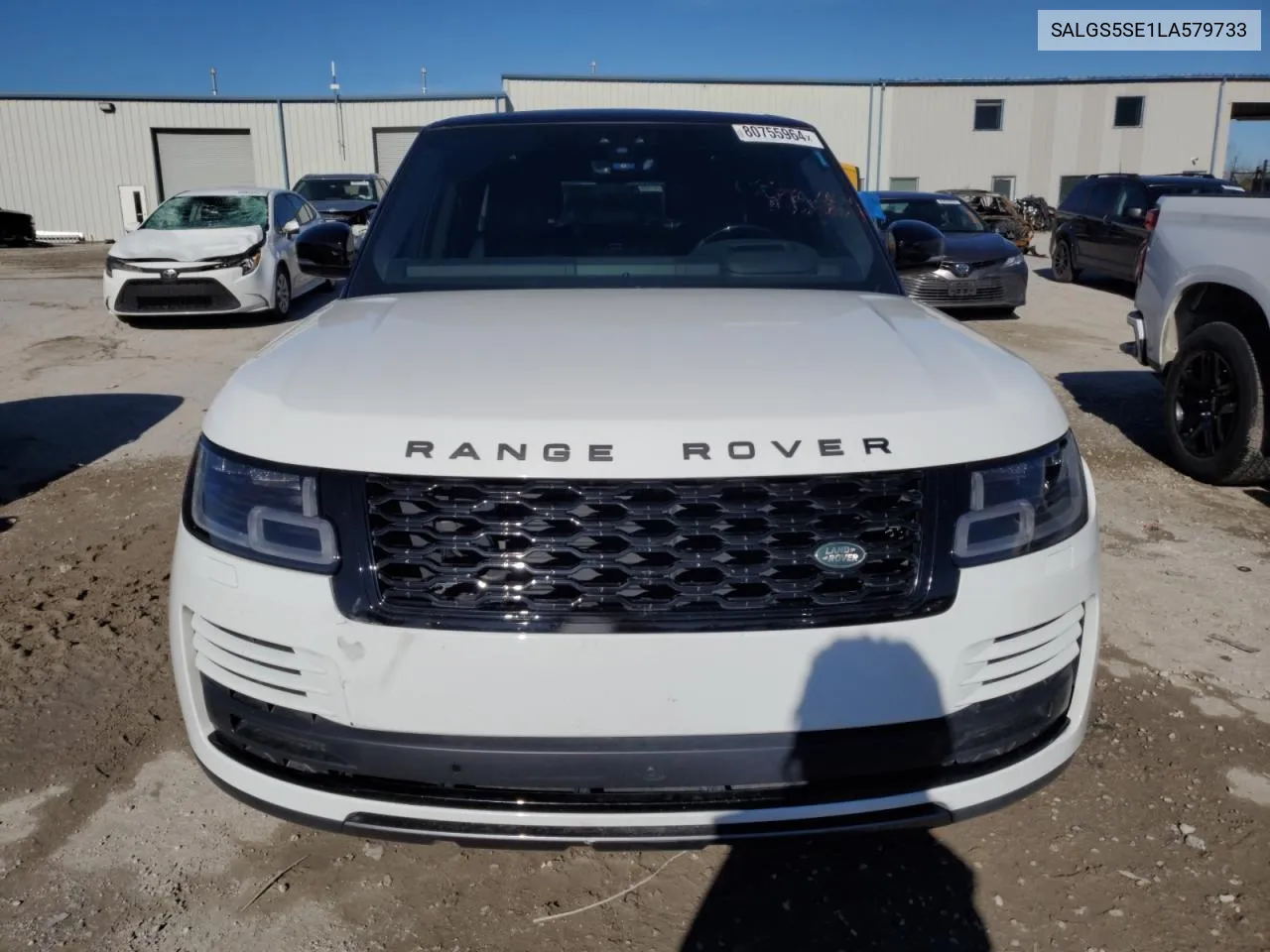 2020 Land Rover Range Rover P525 Hse VIN: SALGS5SE1LA579733 Lot: 80755964