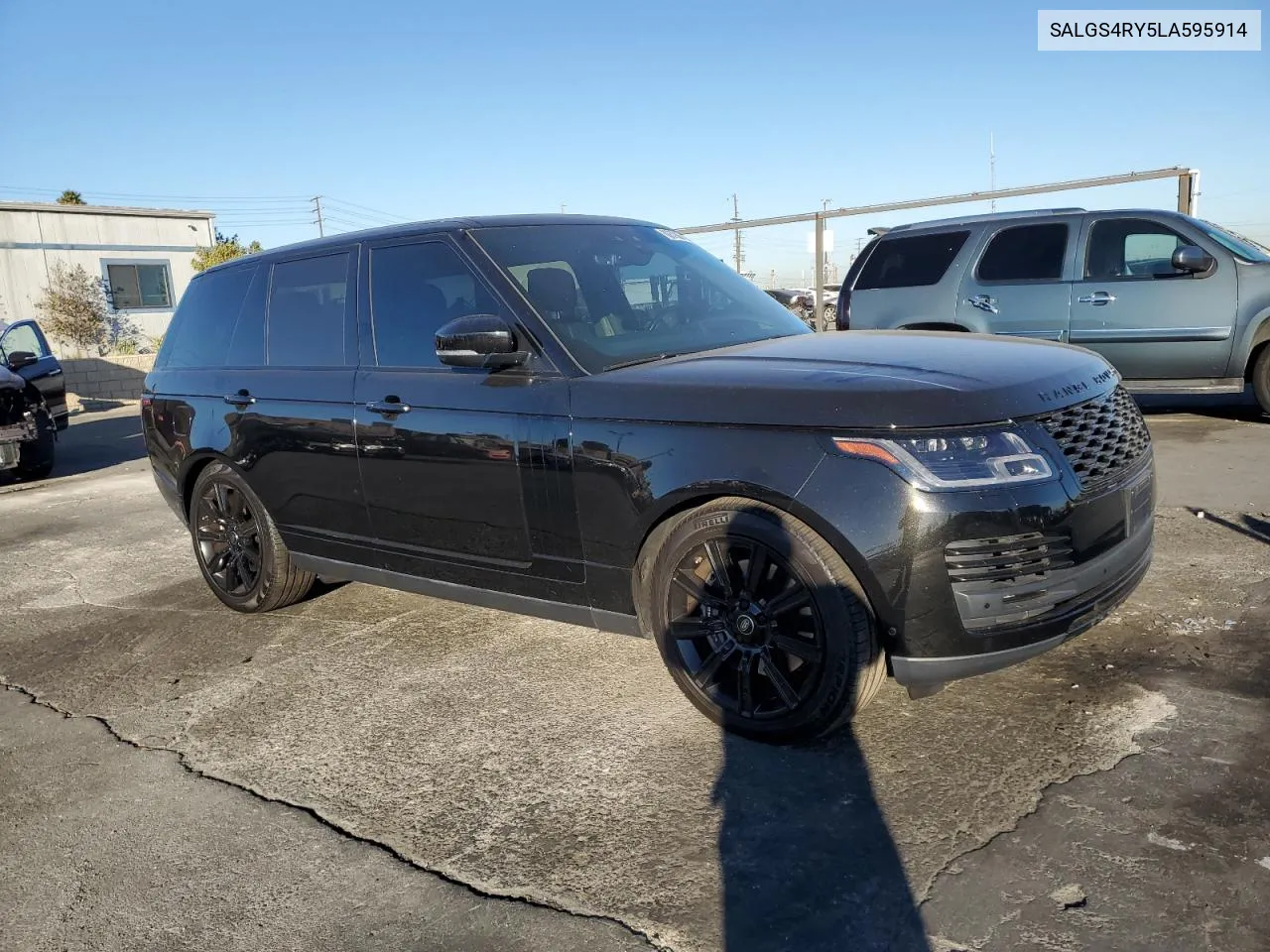 2020 Land Rover Range Rover Hse VIN: SALGS4RY5LA595914 Lot: 80879884