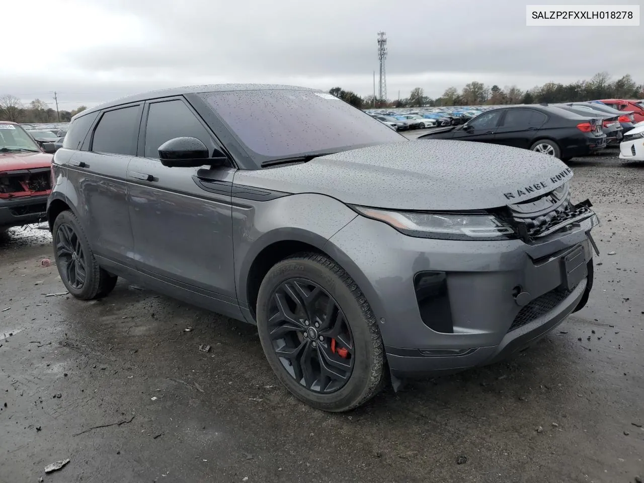 2020 Land Rover Range Rover Evoque Se VIN: SALZP2FXXLH018278 Lot: 80901194