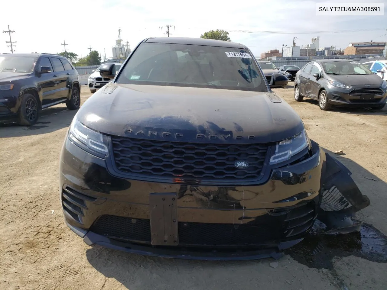 2021 Land Rover Range Rover Velar R-Dynamic S VIN: SALYT2EU6MA308591 Lot: 71941494