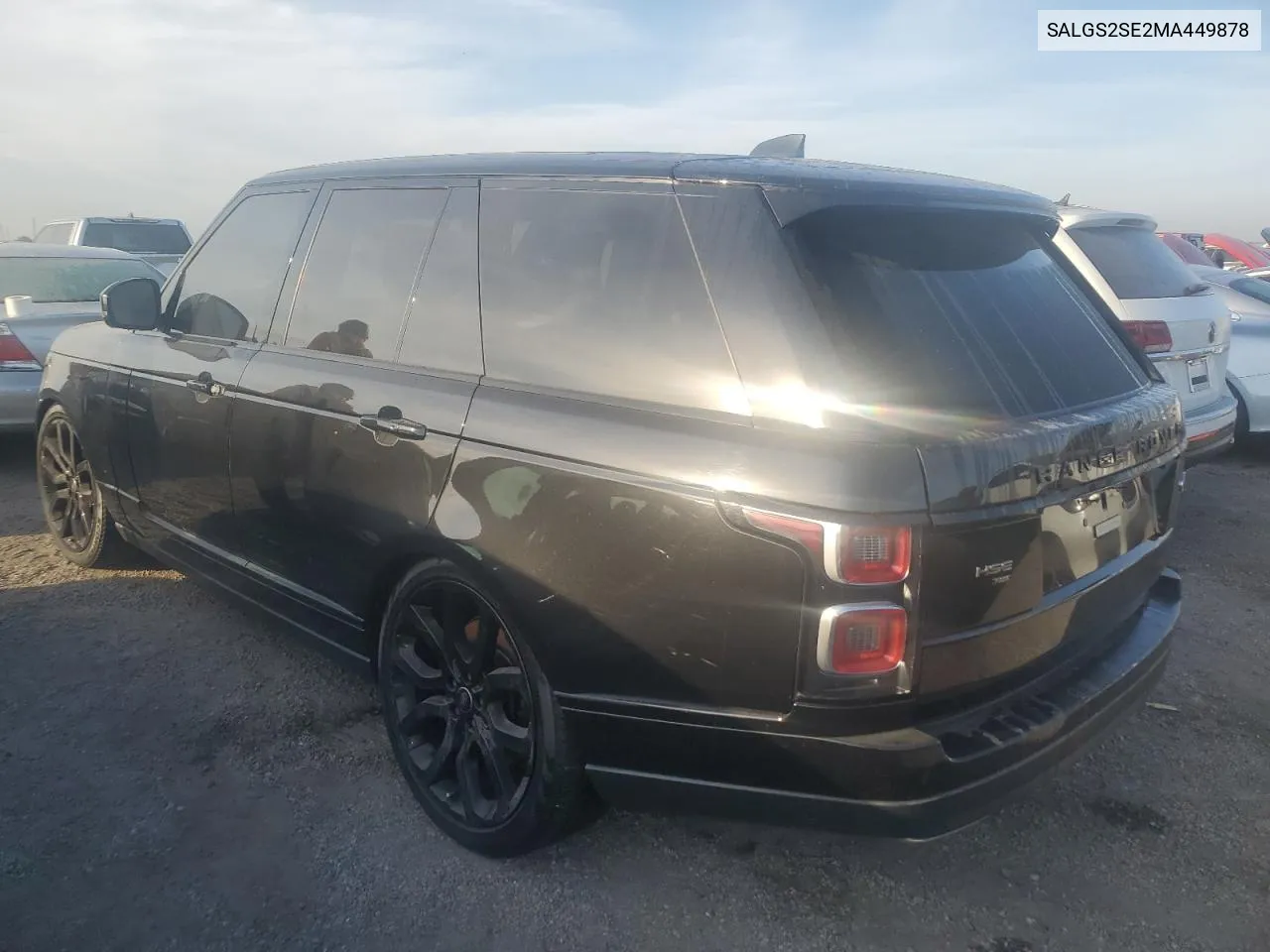 2021 Land Rover Range Rover Westminster Edition VIN: SALGS2SE2MA449878 Lot: 75292584