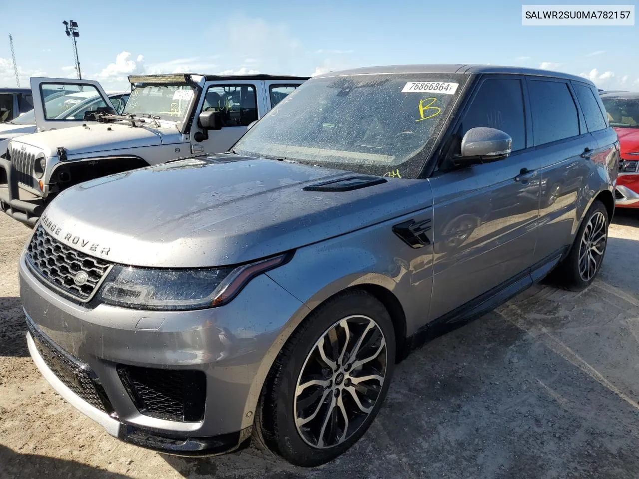 2021 Land Rover Range Rover Sport Hse Silver Edition VIN: SALWR2SU0MA782157 Lot: 76866864