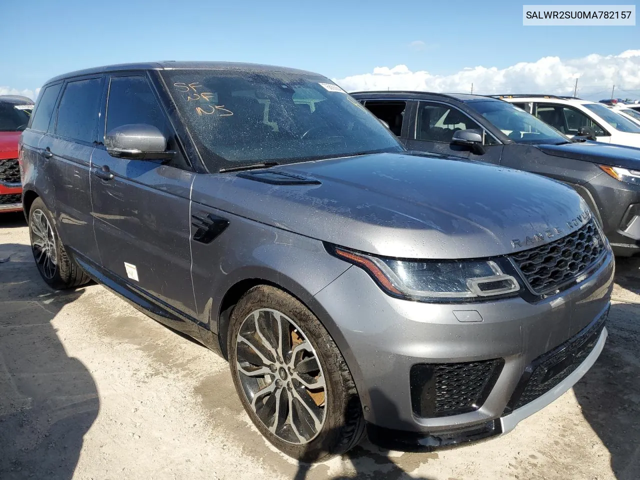 2021 Land Rover Range Rover Sport Hse Silver Edition VIN: SALWR2SU0MA782157 Lot: 76866864