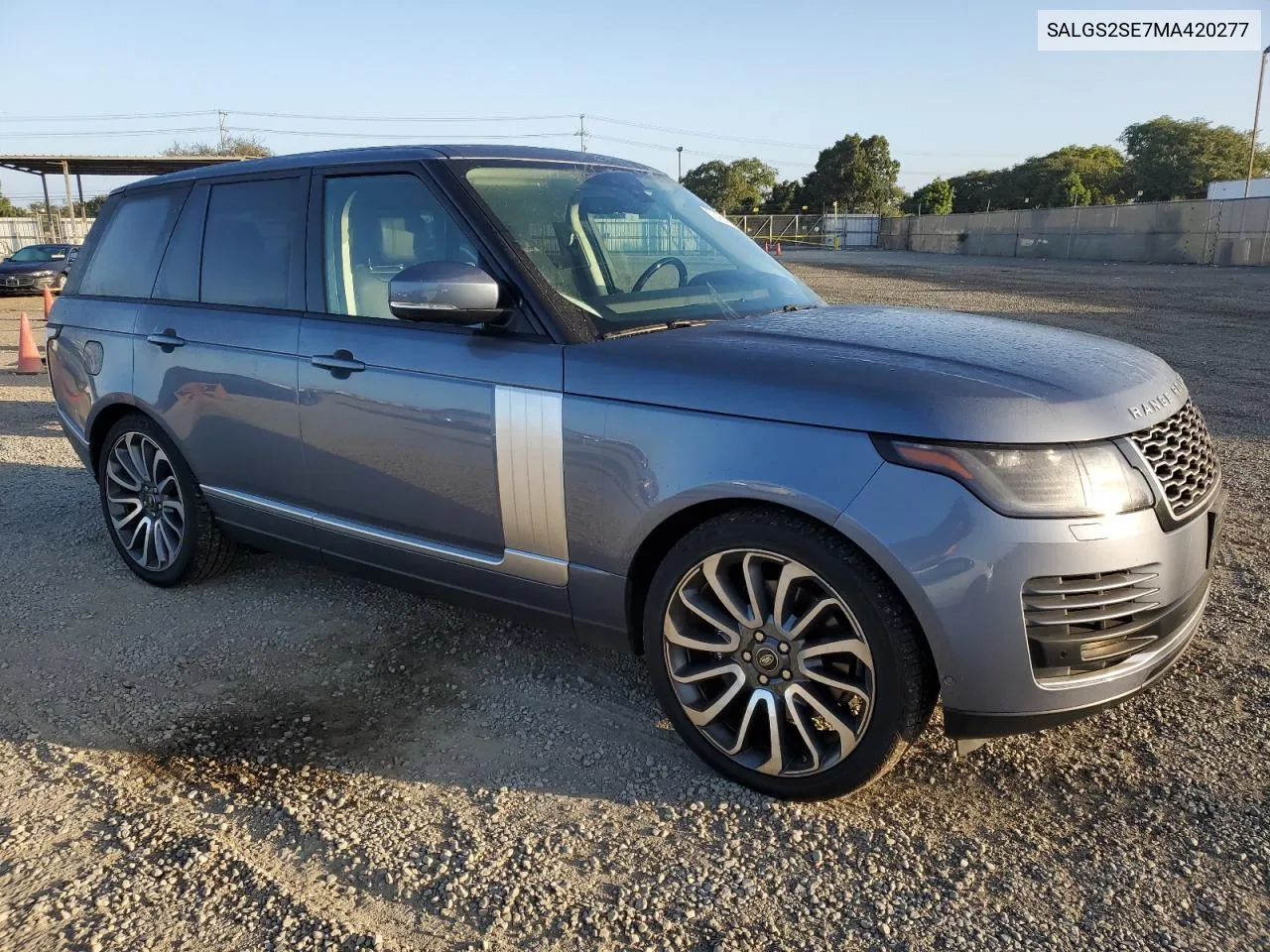 2021 Land Rover Range Rover Westminster Edition VIN: SALGS2SE7MA420277 Lot: 76950584