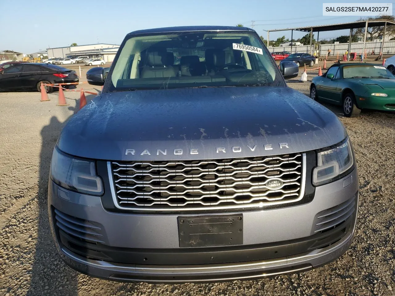 2021 Land Rover Range Rover Westminster Edition VIN: SALGS2SE7MA420277 Lot: 76950584