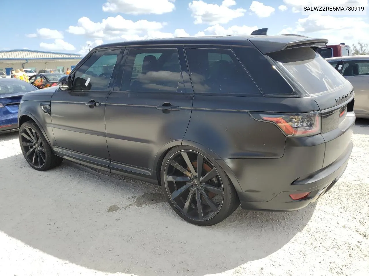 2021 Land Rover Range Rover Sport Svr VIN: SALWZ2RE5MA780919 Lot: 77540064