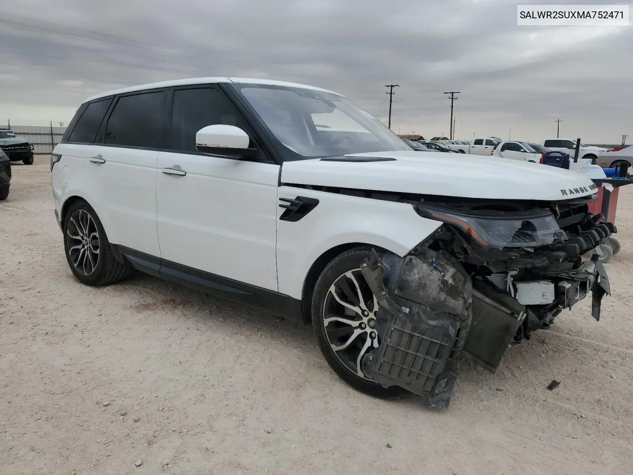 2021 Land Rover Range Rover Sport Hse Silver Edition VIN: SALWR2SUXMA752471 Lot: 79702904