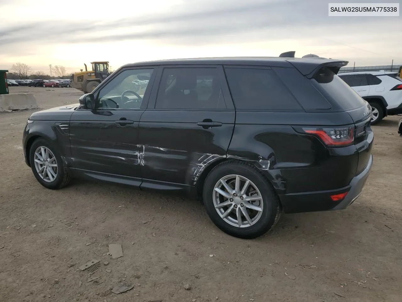 2021 Land Rover Range Rover Sport Se VIN: SALWG2SU5MA775338 Lot: 80596544