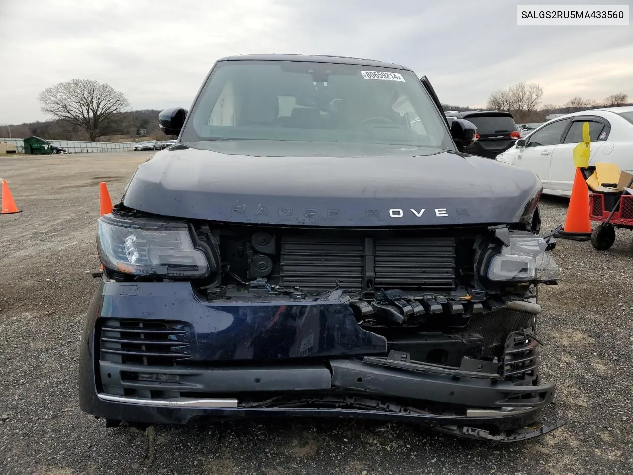 2021 Land Rover Range Rover Hse Westminster Edition VIN: SALGS2RU5MA433560 Lot: 80659214