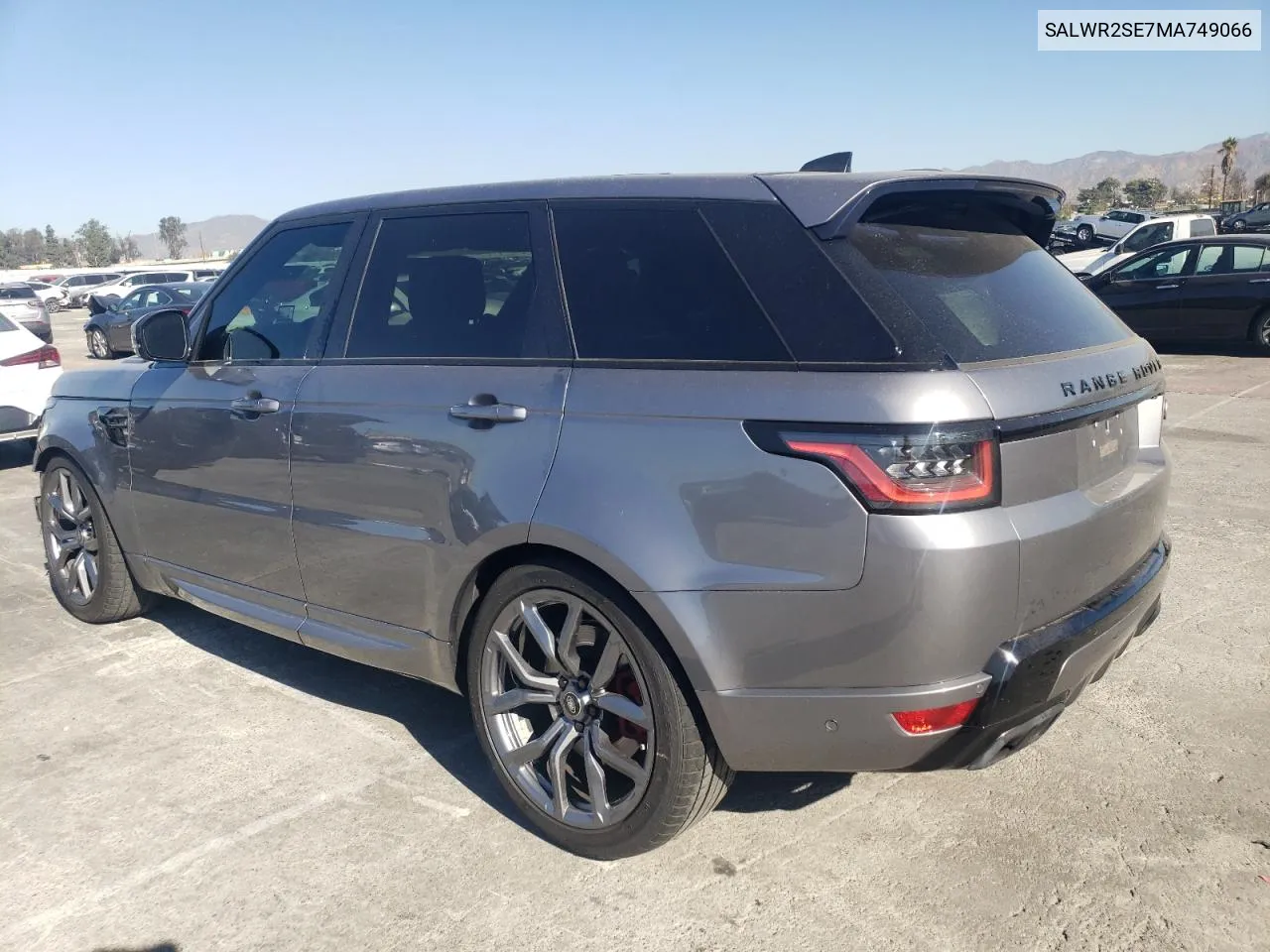 2021 Land Rover Range Rover Sport Hse Dynamic VIN: SALWR2SE7MA749066 Lot: 80856934