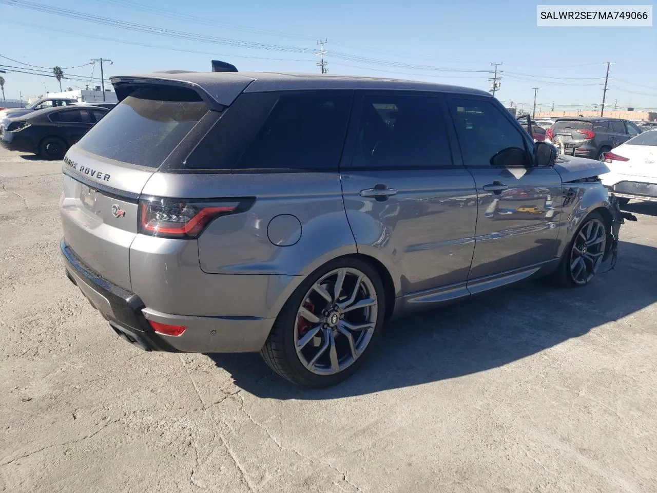 2021 Land Rover Range Rover Sport Hse Dynamic VIN: SALWR2SE7MA749066 Lot: 80856934