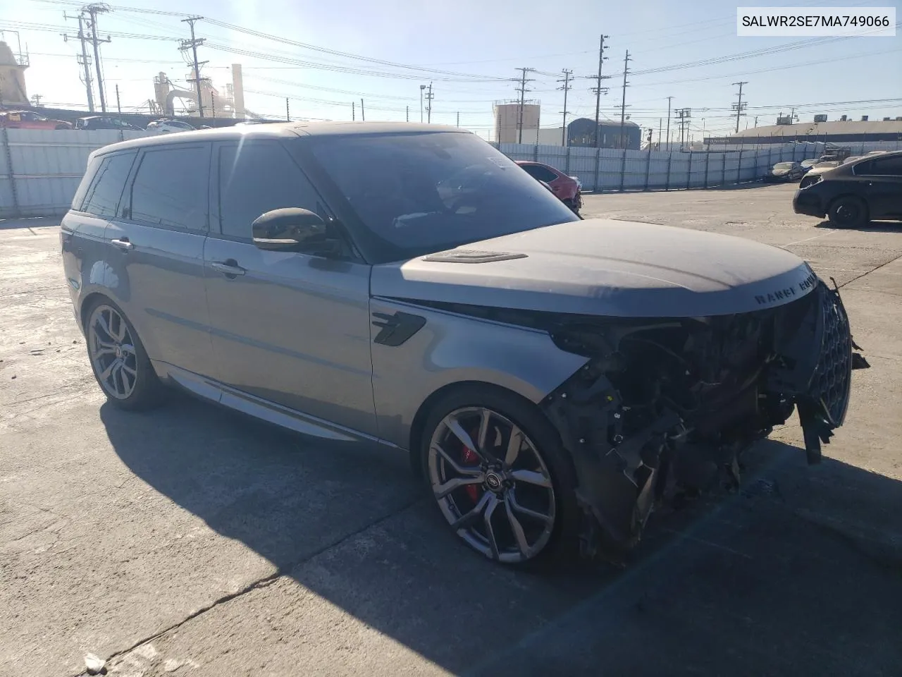 2021 Land Rover Range Rover Sport Hse Dynamic VIN: SALWR2SE7MA749066 Lot: 80856934