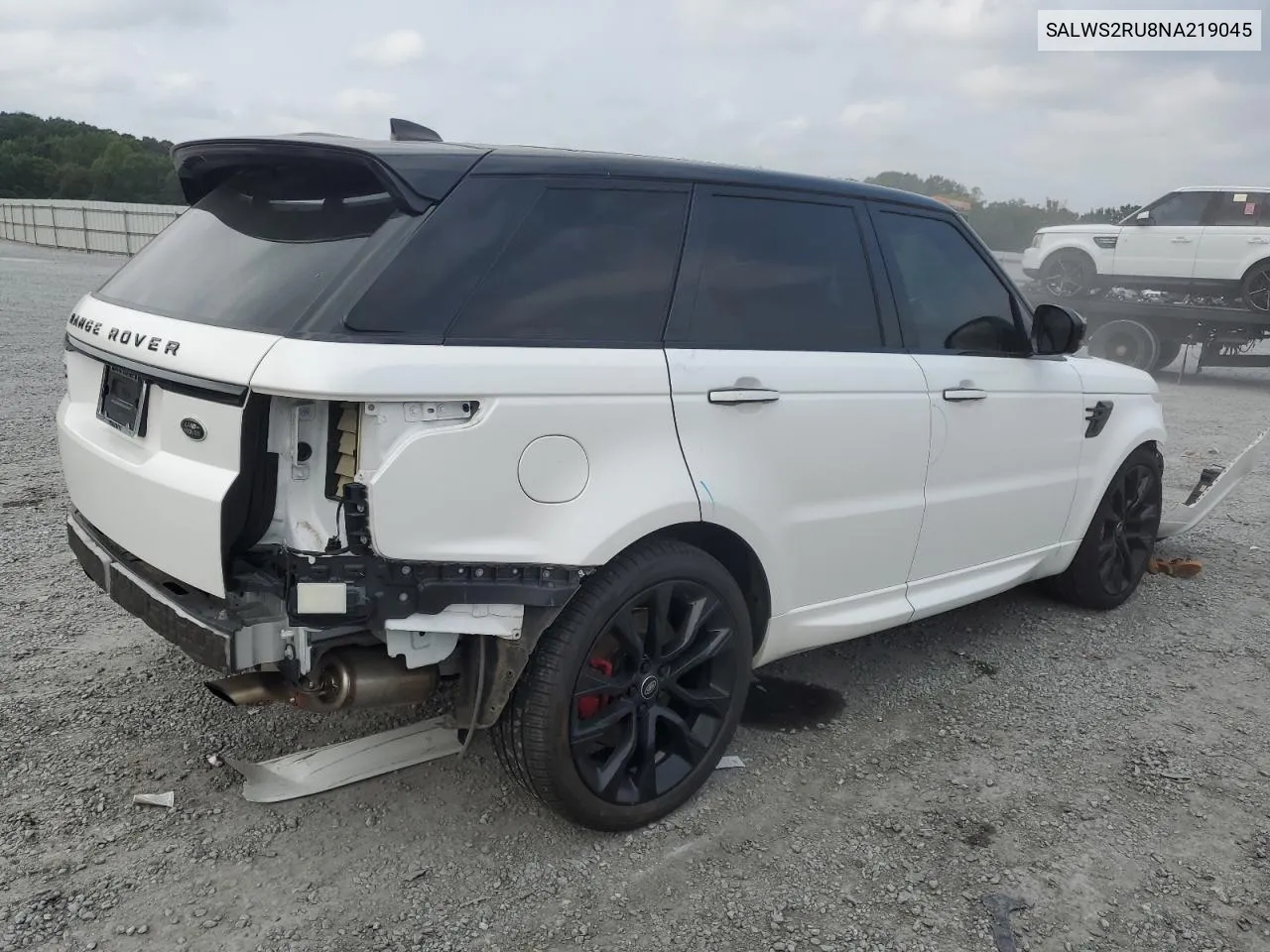 2022 Land Rover Range Rover Sport Hst VIN: SALWS2RU8NA219045 Lot: 71294394