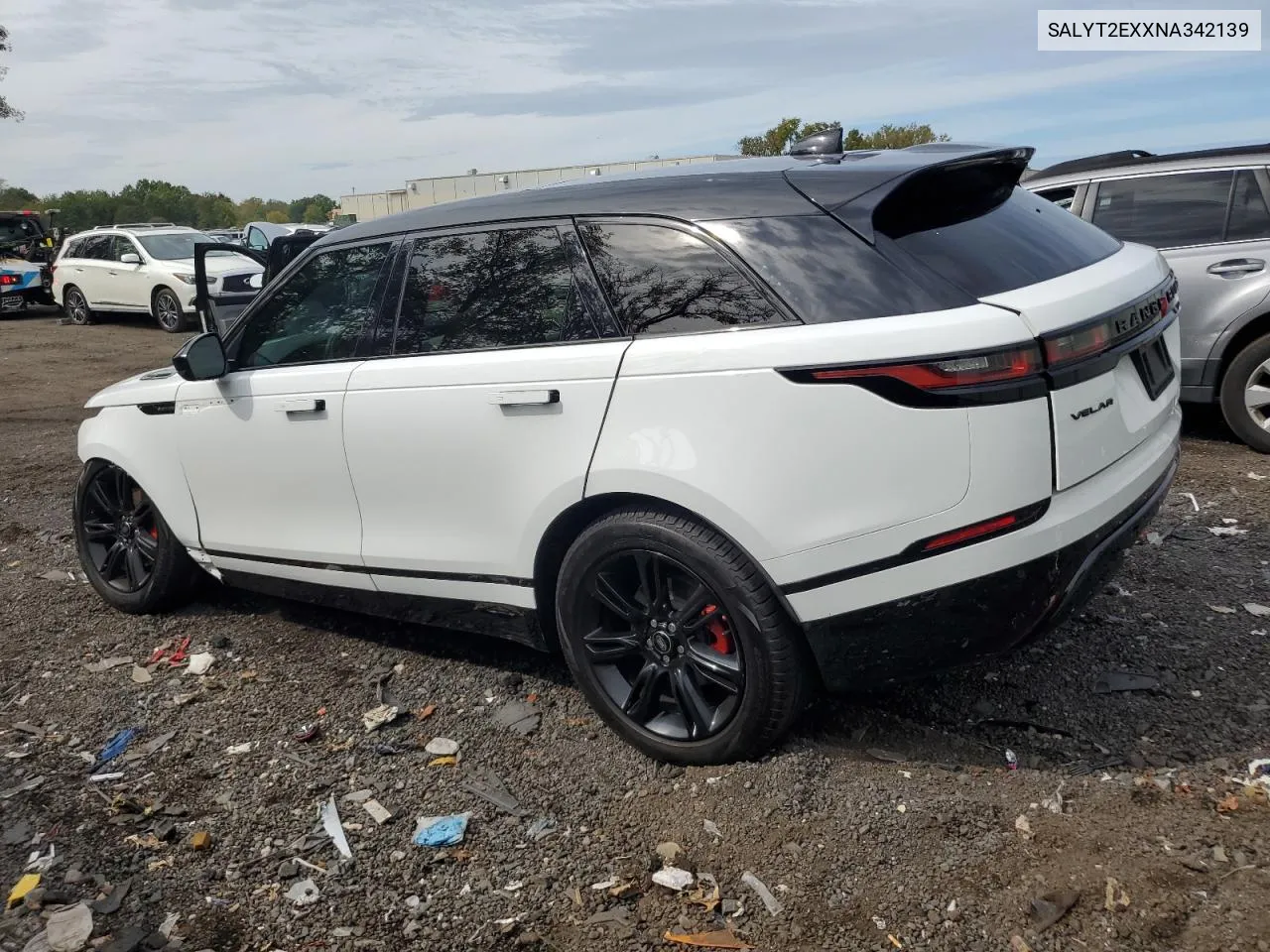 2022 Land Rover Range Rover Velar R-Dynamic S VIN: SALYT2EXXNA342139 Lot: 73524884