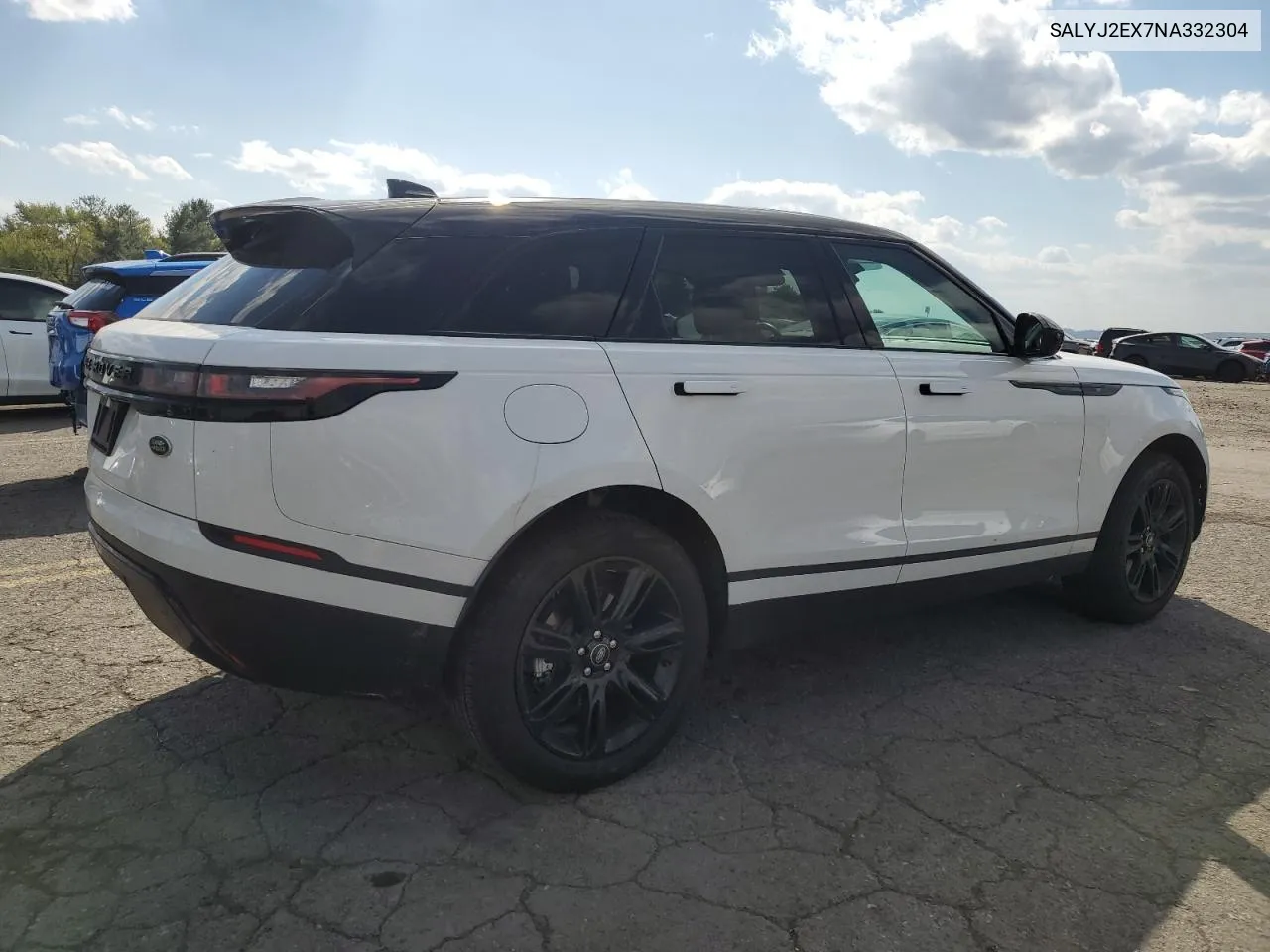 2022 Land Rover Range Rover Velar S VIN: SALYJ2EX7NA332304 Lot: 74450664