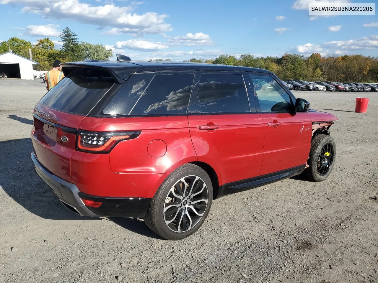 2022 Land Rover Range Rover Sport Hse Silver Edition VIN: SALWR2SU3NA220206 Lot: 75239564