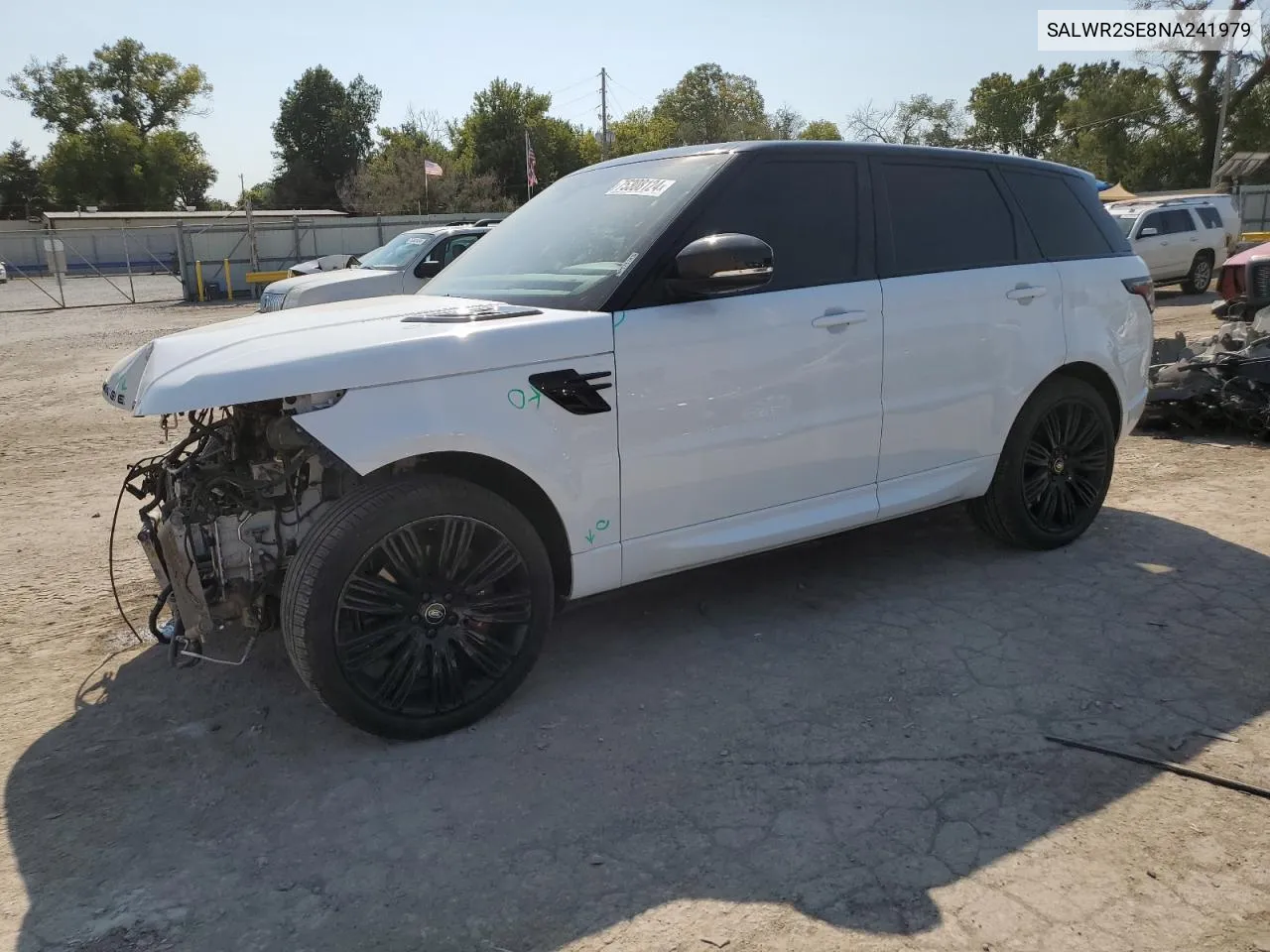 2022 Land Rover Range Rover Sport Hse Dynamic VIN: SALWR2SE8NA241979 Lot: 75308124