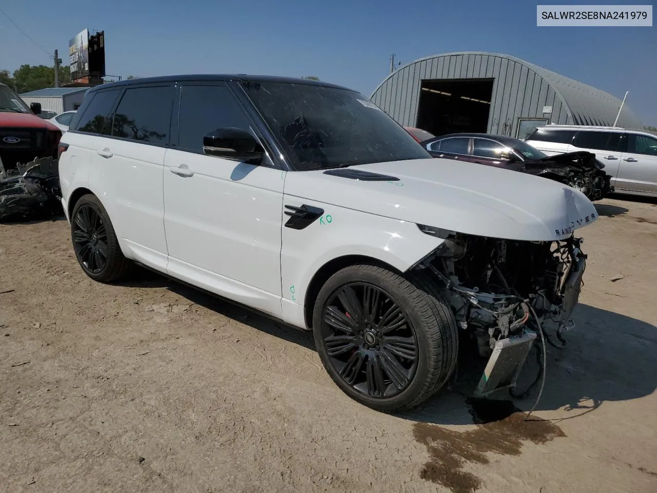 2022 Land Rover Range Rover Sport Hse Dynamic VIN: SALWR2SE8NA241979 Lot: 75308124